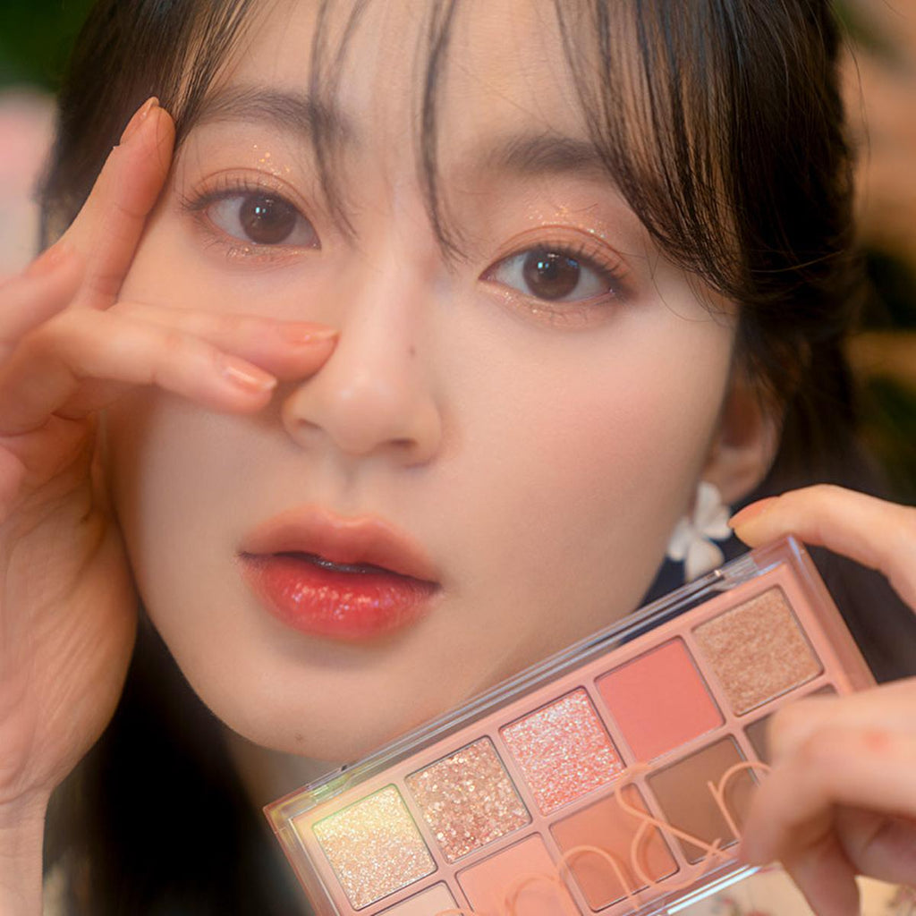 rom&nd Better Than Palette Eyeshadow Palette 02 Mahogany Garden - 10 Shade Eyeshadow Palette for Versatile Makeup Looks