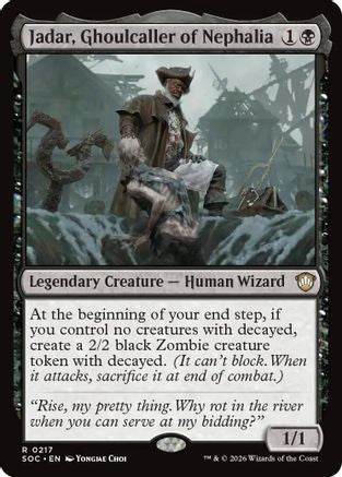 Jadar, Ghoulcaller of Nephalia (SOC - 217) - Commander: Secrets of Strixhaven - PhishStones Products