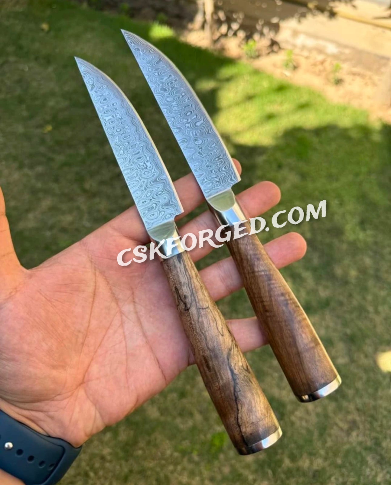Japanese Damascus Steel Steak Knives – Precision - Crafted for Meat Lovers - PhishStones Products