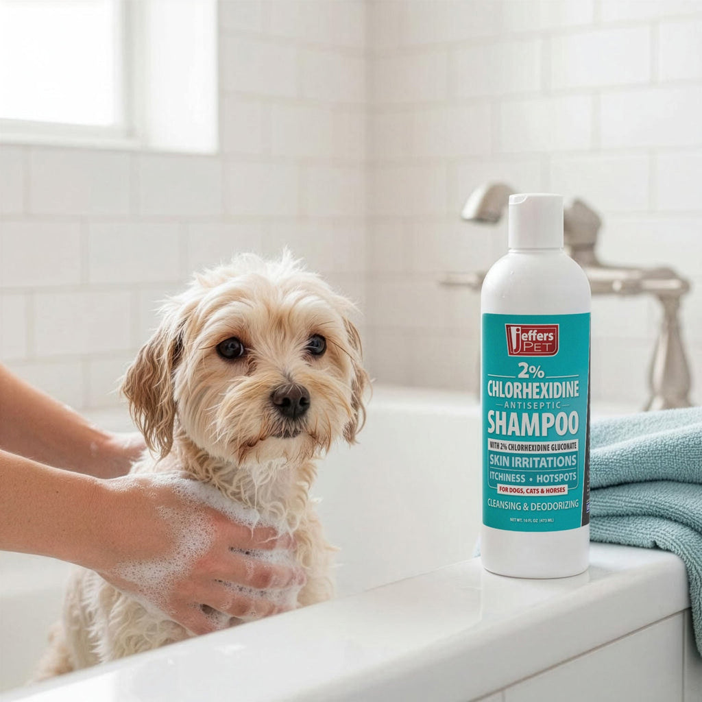 Jeffers Medicated 2% Chlorhexidine Shampoo for Dogs, Cats & Horses