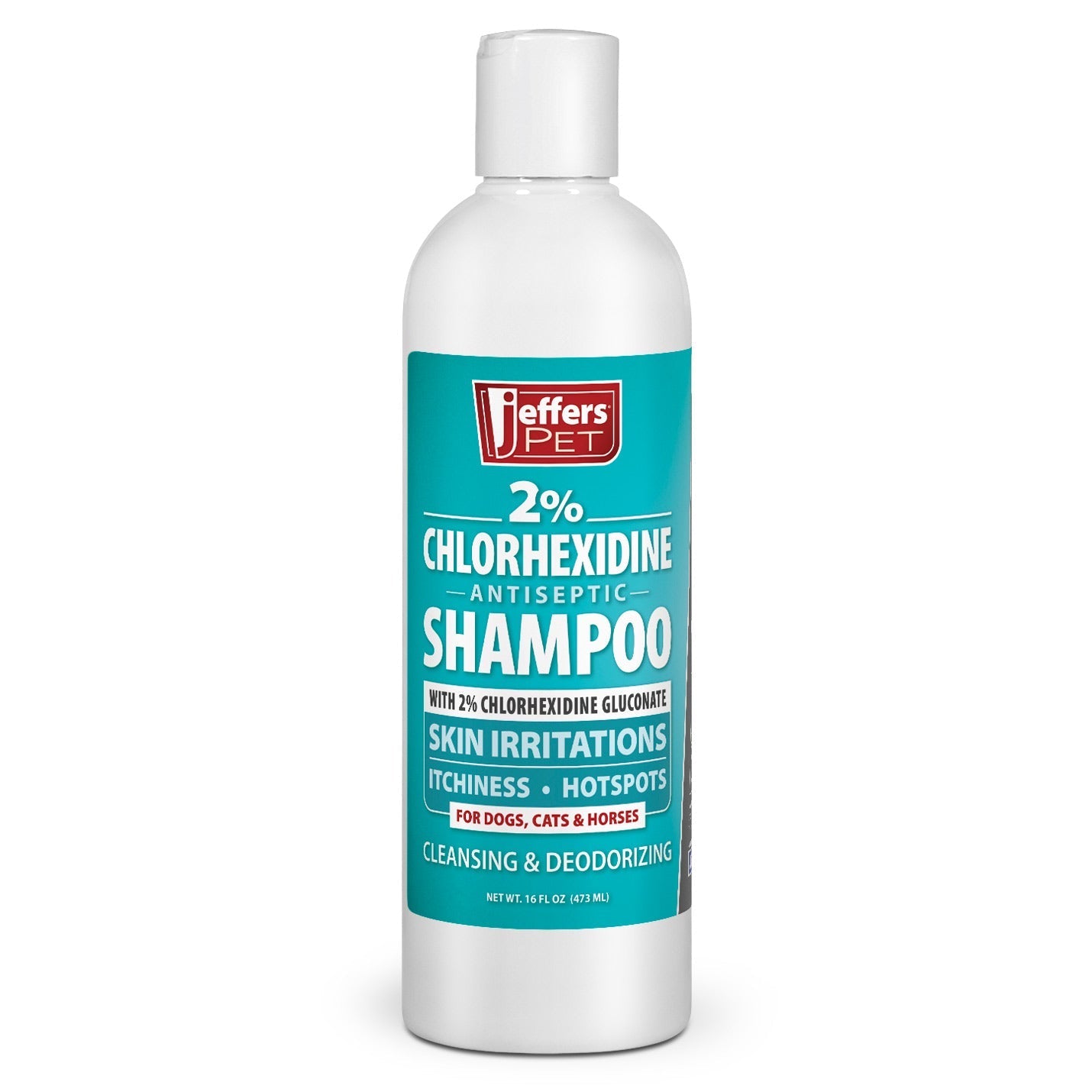 Jeffers Medicated 2% Chlorhexidine Shampoo for Dogs, Cats & Horses