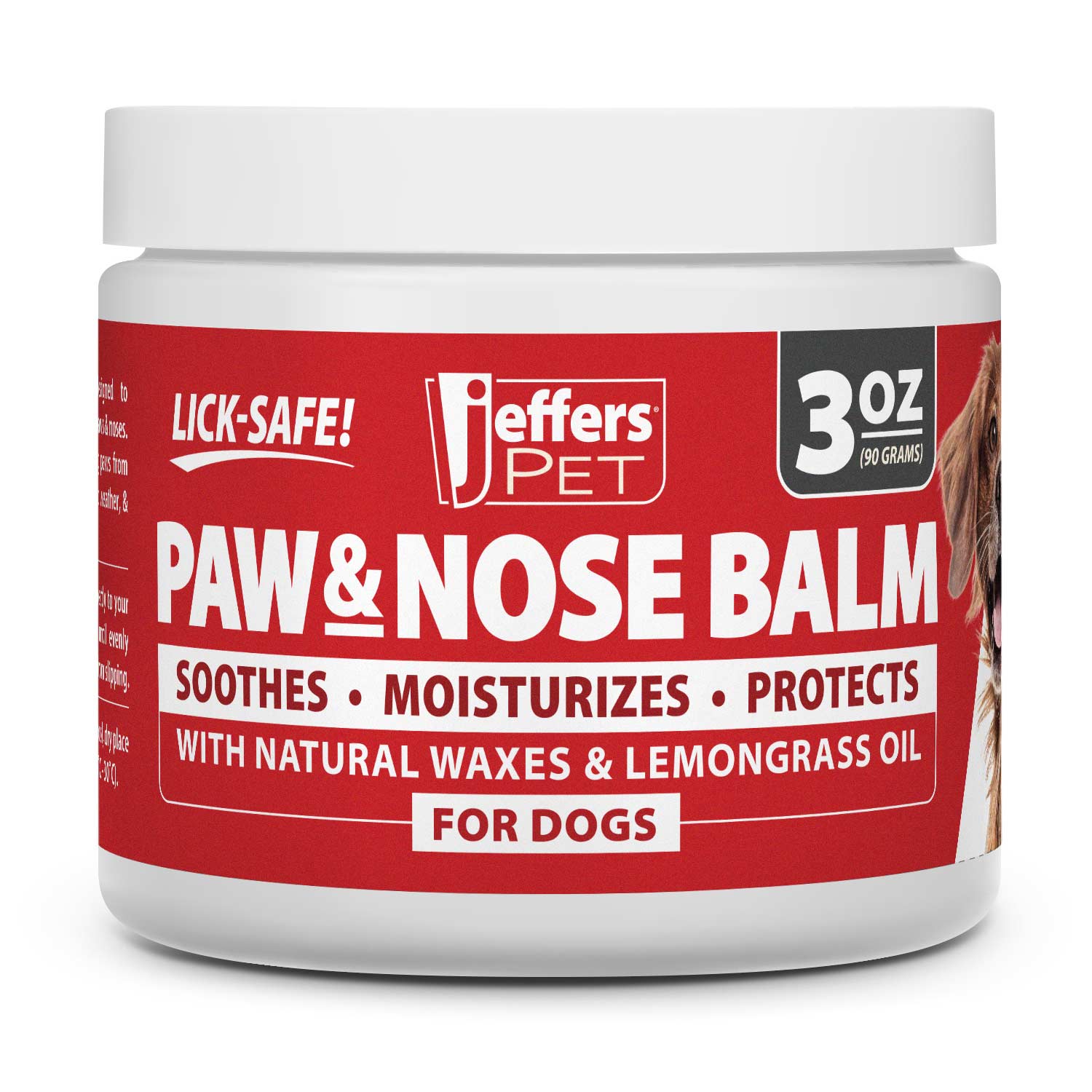 Jeffers Paw and Nose Protection Balm for Dogs, 3 ounce