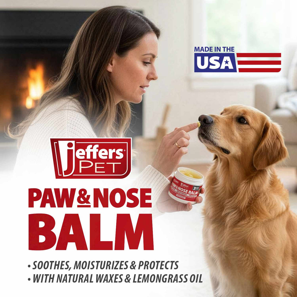Jeffers Paw and Nose Protection Balm for Dogs, 3 ounce