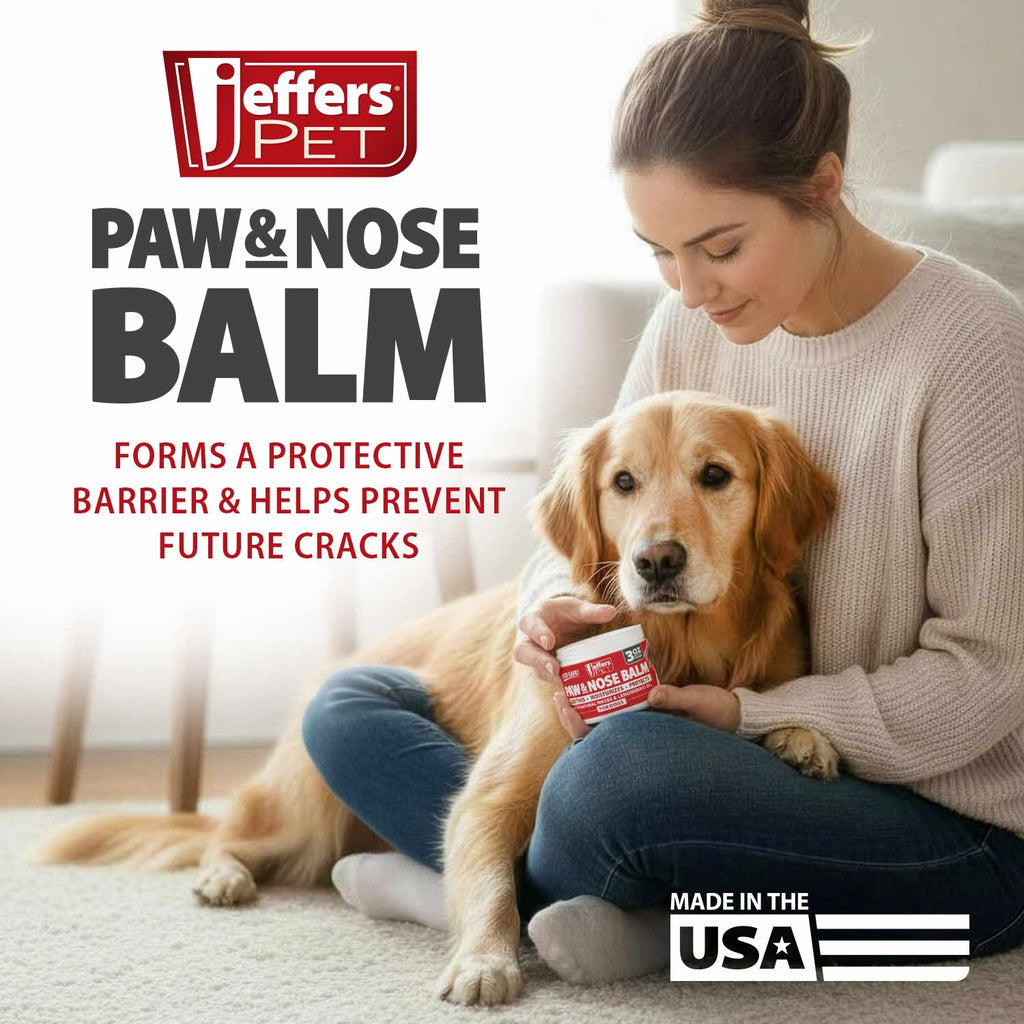 Jeffers Paw and Nose Protection Balm for Dogs, 3 ounce