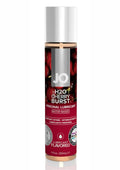 JO H2o Water Based Personal Flavored Lubricant Cherry Burst