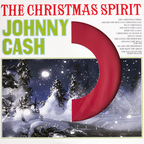Johnny Cash The Christmas Spirit DOL LP, Album, RE, Red Mint (M) Mint (M) - PhishStones Products