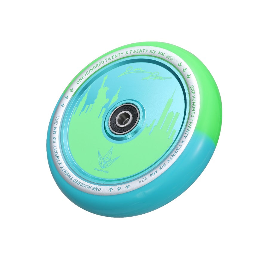 Envy Hollowcore Jon Reyes Signature Wheel 120mm - Green/Teal (Pair)