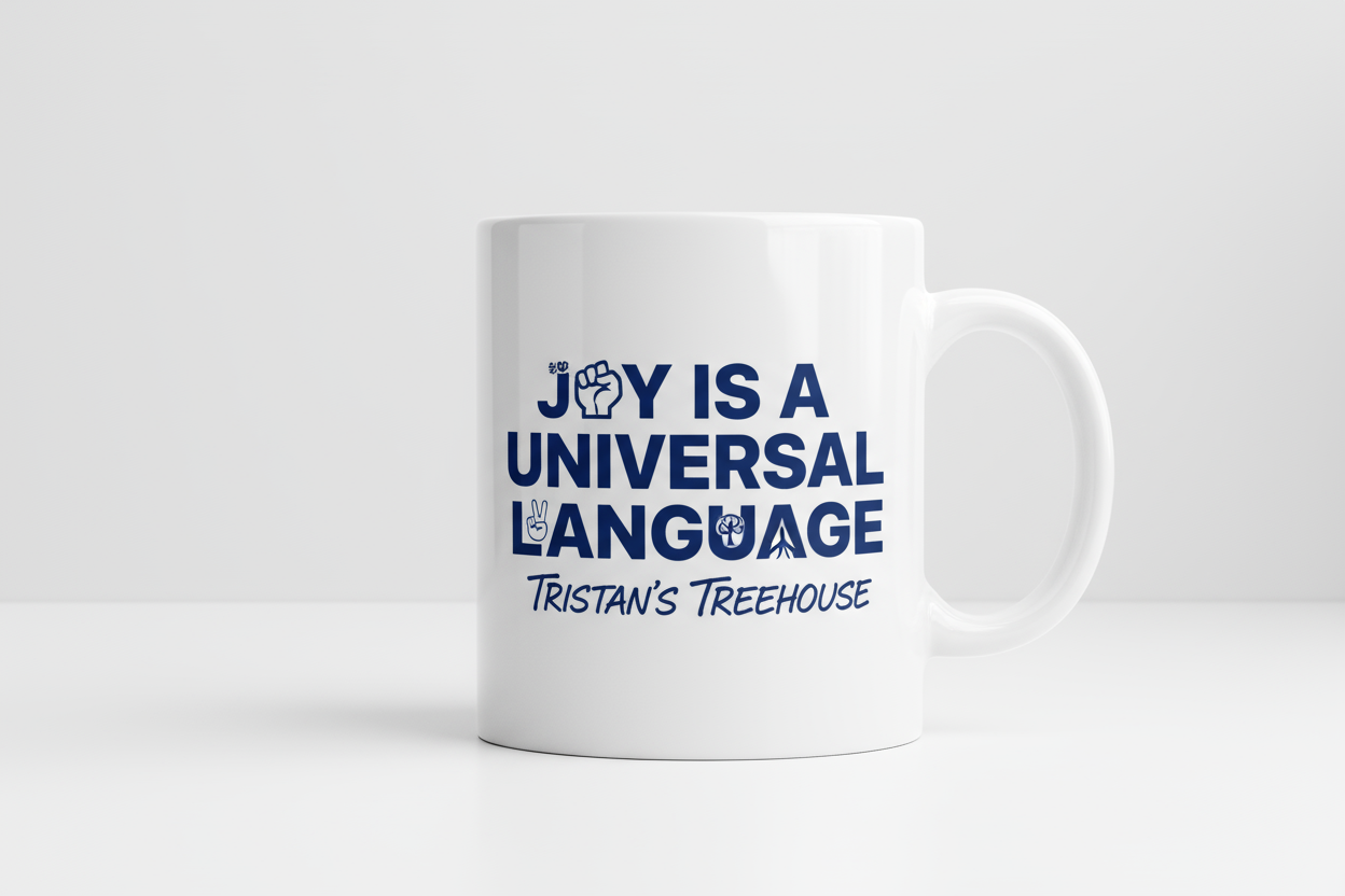 Joy is a Universal Language – Mug