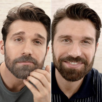 Just For Men Mustache & Beard Coloring for Gray Hair with Brush Included Light Red Brown M27 - New - PhishStones Products