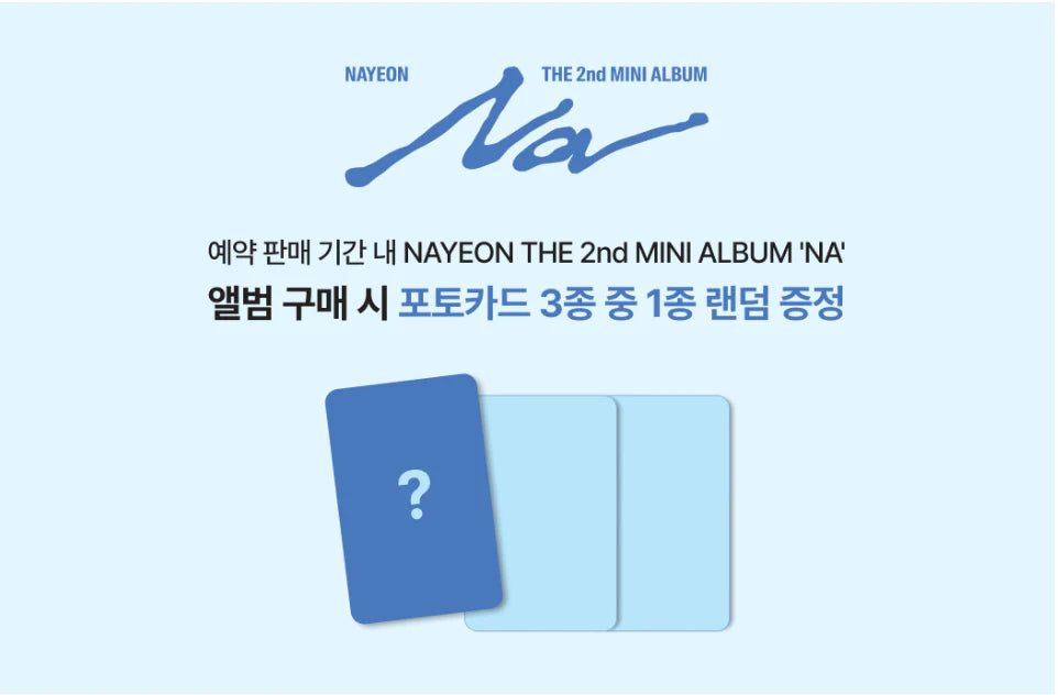 Twice Nayeon - Na 2nd Mini Album (Photobook Random)