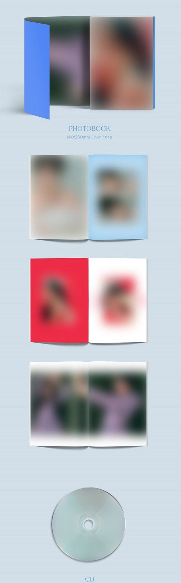 Iz*One Joyuri 1st Single Album - Glassy