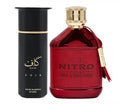 Ahmed Al Maghribi Kaaf Noir & Dumont Nitro Red Intensely - Bundle