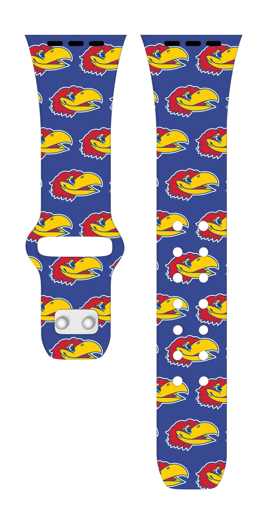 Kansas Jayhawks HD Apple Watch Band - PhishStones Products