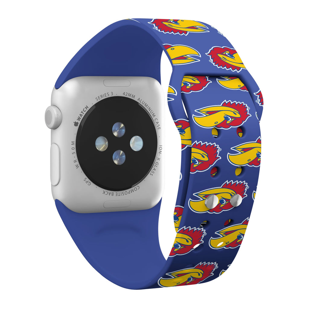Kansas Jayhawks HD Apple Watch Band - PhishStones Products