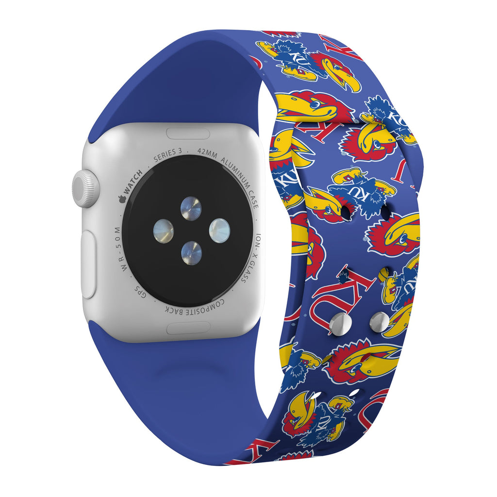 Kansas Jayhawks HD Apple Watch Band - PhishStones Products