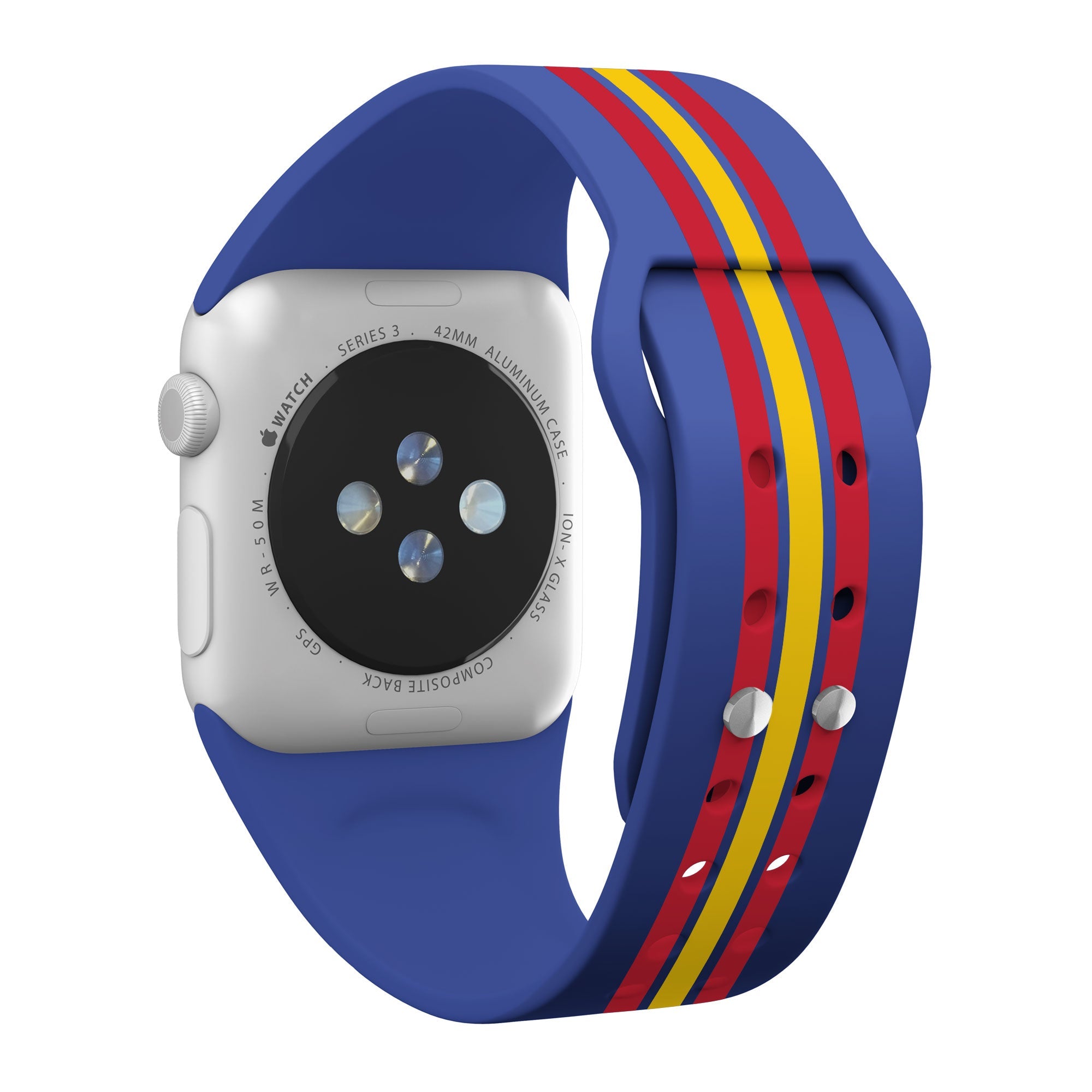 Kansas Jayhawks HD Apple Watch Band - PhishStones Products