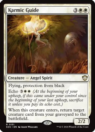 Karmic Guide (SOC - 151) - Commander: Secrets of Strixhaven - PhishStones Products