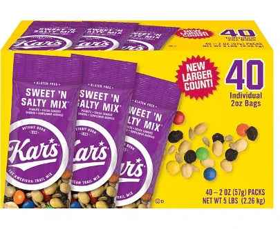 Kar's Sweet 'n Salty Trail Mix 2 oz. 40 pk. - Sweet & Salty Snack