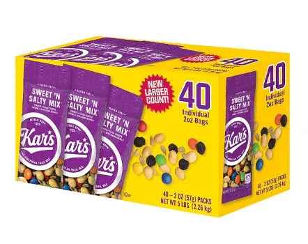 Kar's Sweet 'n Salty Trail Mix 2 oz. 40 pk. - Sweet & Salty Snack