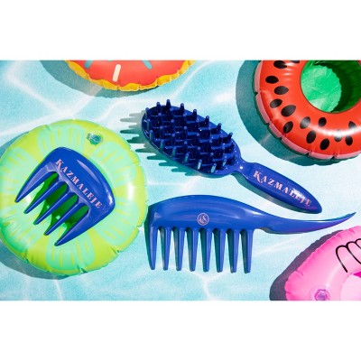 KAZMALEJE KurlsPlus Paddle Hair Comb Blue - Imperfect Box - PhishStones Products