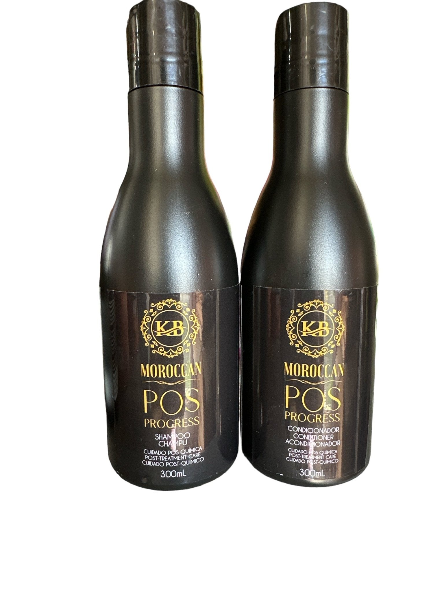 KB Moroccan Pos Progress Kit Nourishing Shampoo & Conditioner for Damaged Hair 300ml 10.1floz - PhishStones Products