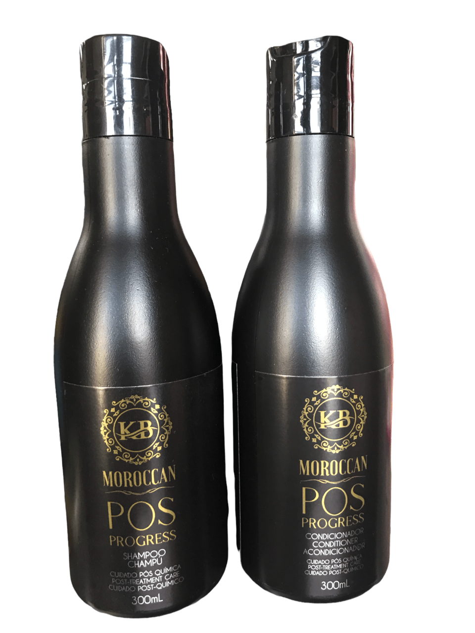 KB Moroccan Pos Progress Kit Nourishing Shampoo & Conditioner for Damaged Hair 300ml 10.1floz - PhishStones Products