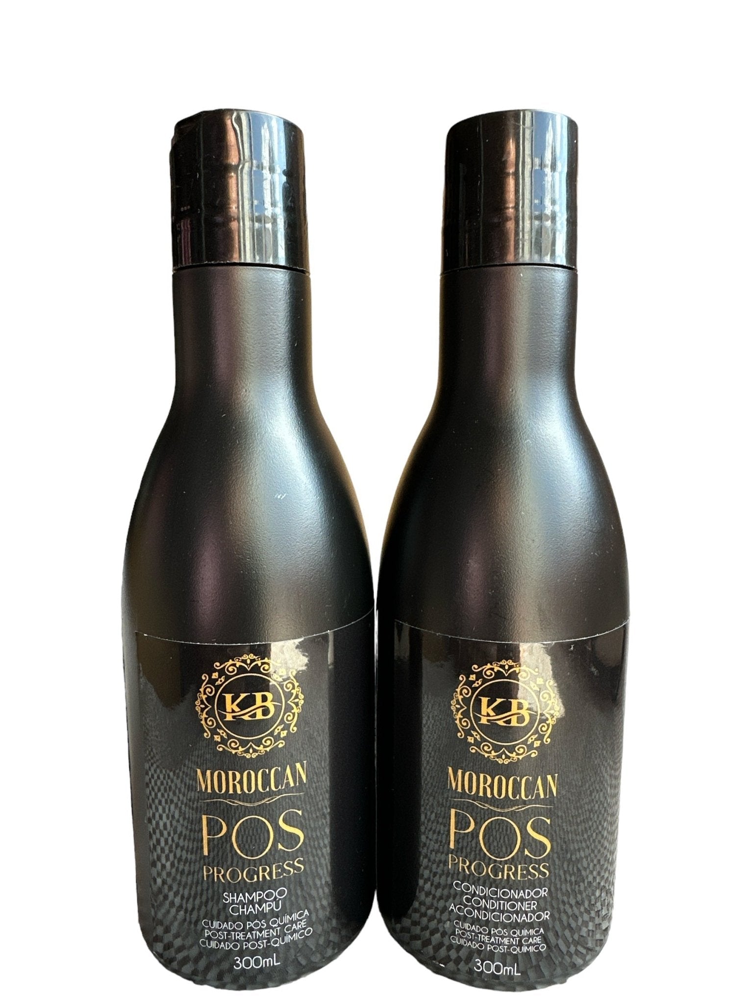 KB Moroccan Pos Progress Kit Nourishing Shampoo & Conditioner for Damaged Hair 300ml 10.1floz - PhishStones Products