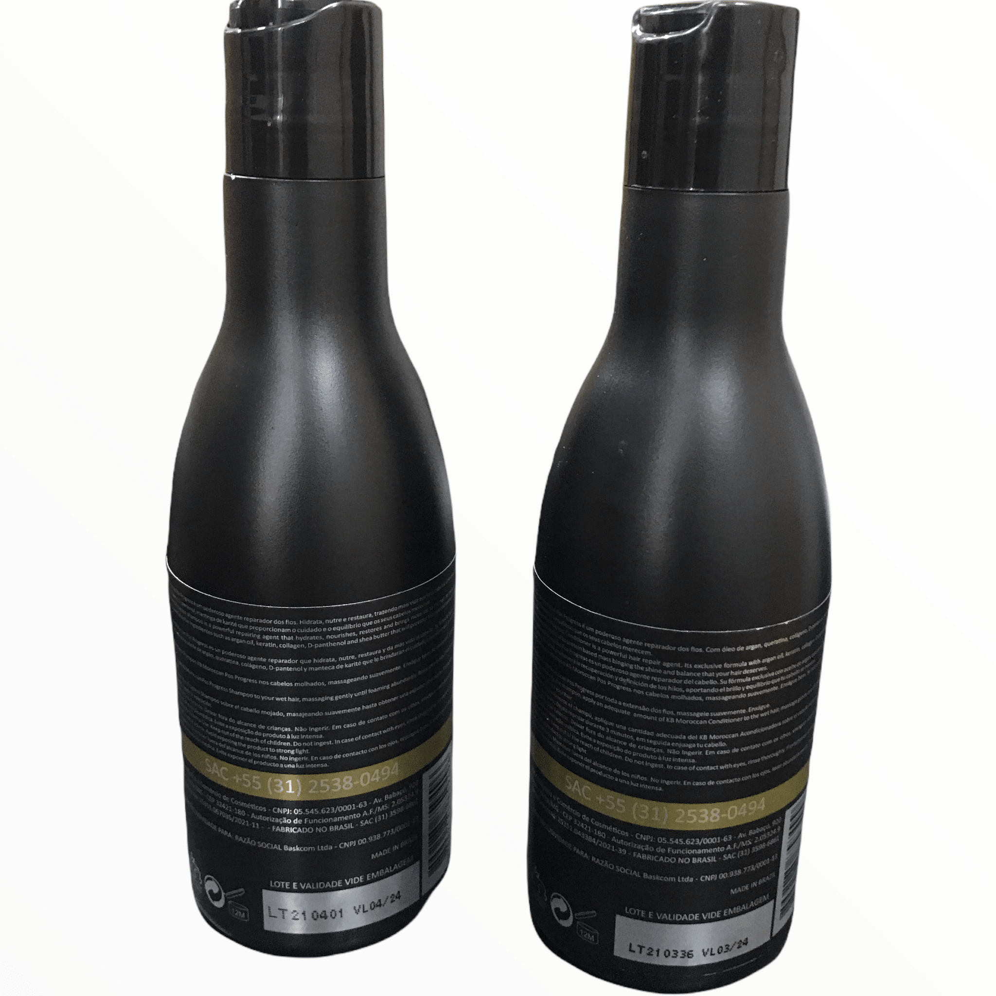 KB Moroccan Pos Progress Kit Nourishing Shampoo & Conditioner for Damaged Hair 300ml 10.1floz - PhishStones Products