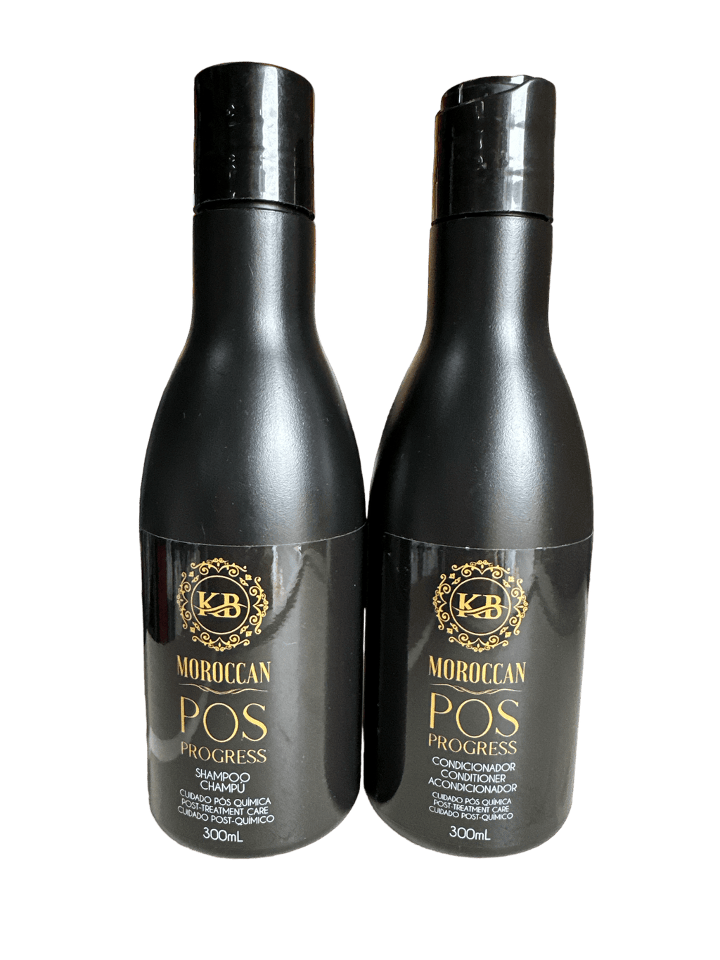 KB Moroccan Pos Progress Kit Nourishing Shampoo & Conditioner for Damaged Hair 300ml 10.1floz - PhishStones Products