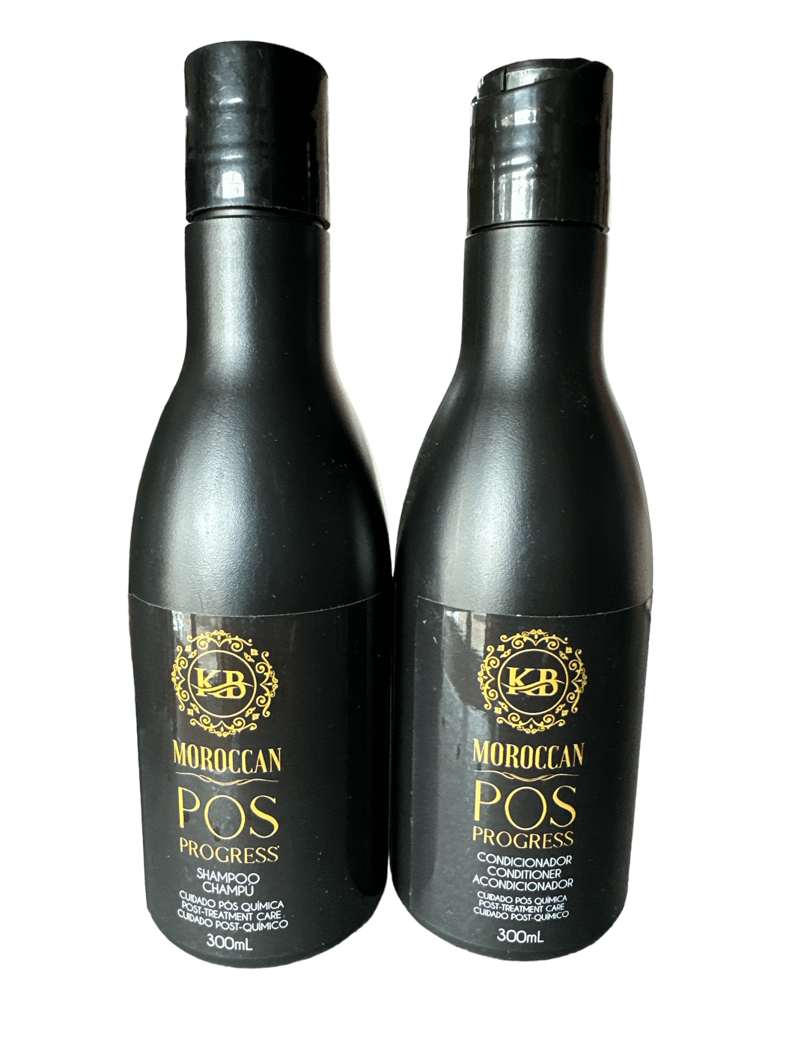 KB Moroccan Pos Progress Kit Nourishing Shampoo & Conditioner for Damaged Hair 300ml 10.1floz - PhishStones Products
