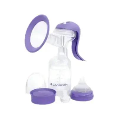 Lansinoh Manual Breast Pump - Efficient Milk Expression for Breastfeeding Mothers - Comfortable, Portable, and Compatible with Lansinoh Storage Bags