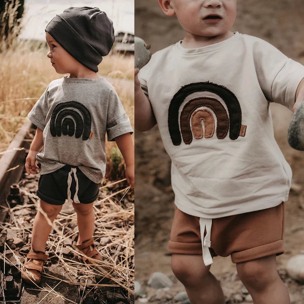 Kids Cotton Short Sleeve T-Shirt – Soft Casual Tee for Babies and Toddlers, Unisex Summer Wear - PhishStones Products
