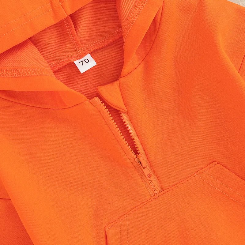 Kids Solid Color Hoodie – Long Sleeve Pullover for Toddlers - PhishStones Products