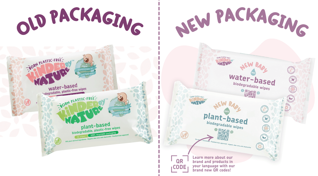 Kinder by Nature 100% Biodegradable Plant - Based Baby Wipes - 672 Count (12 packs of 56 wipes) - PhishStones Products