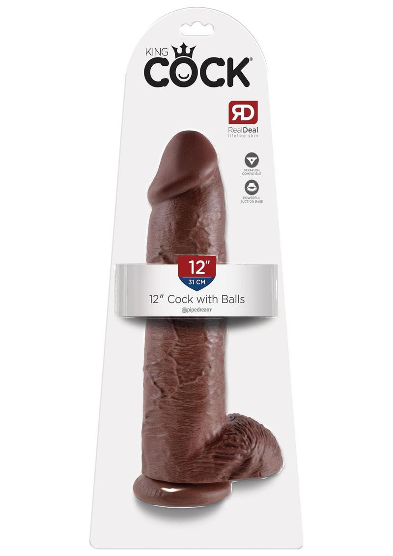King Cock Dildo with Balls