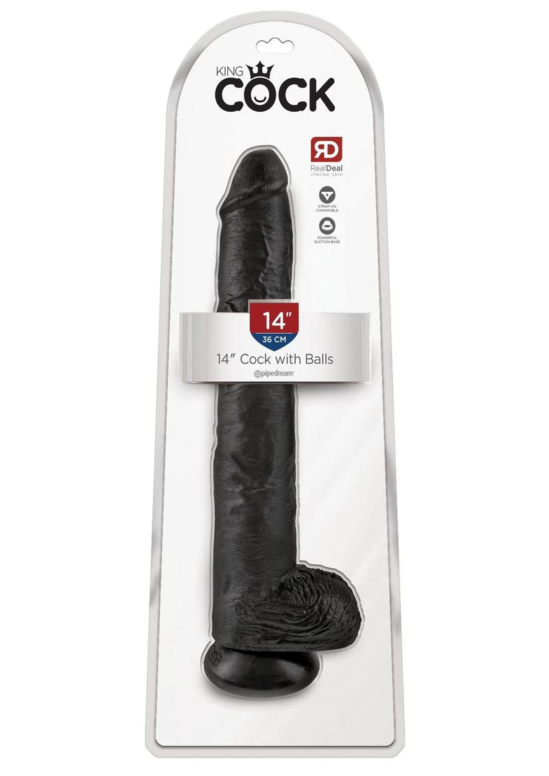 King Cock Dildo with Balls