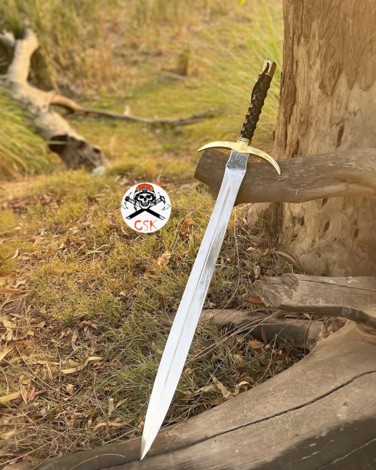 Kingsguard Medieval Crusader Sword – High Polish Steel Blade - PhishStones Products