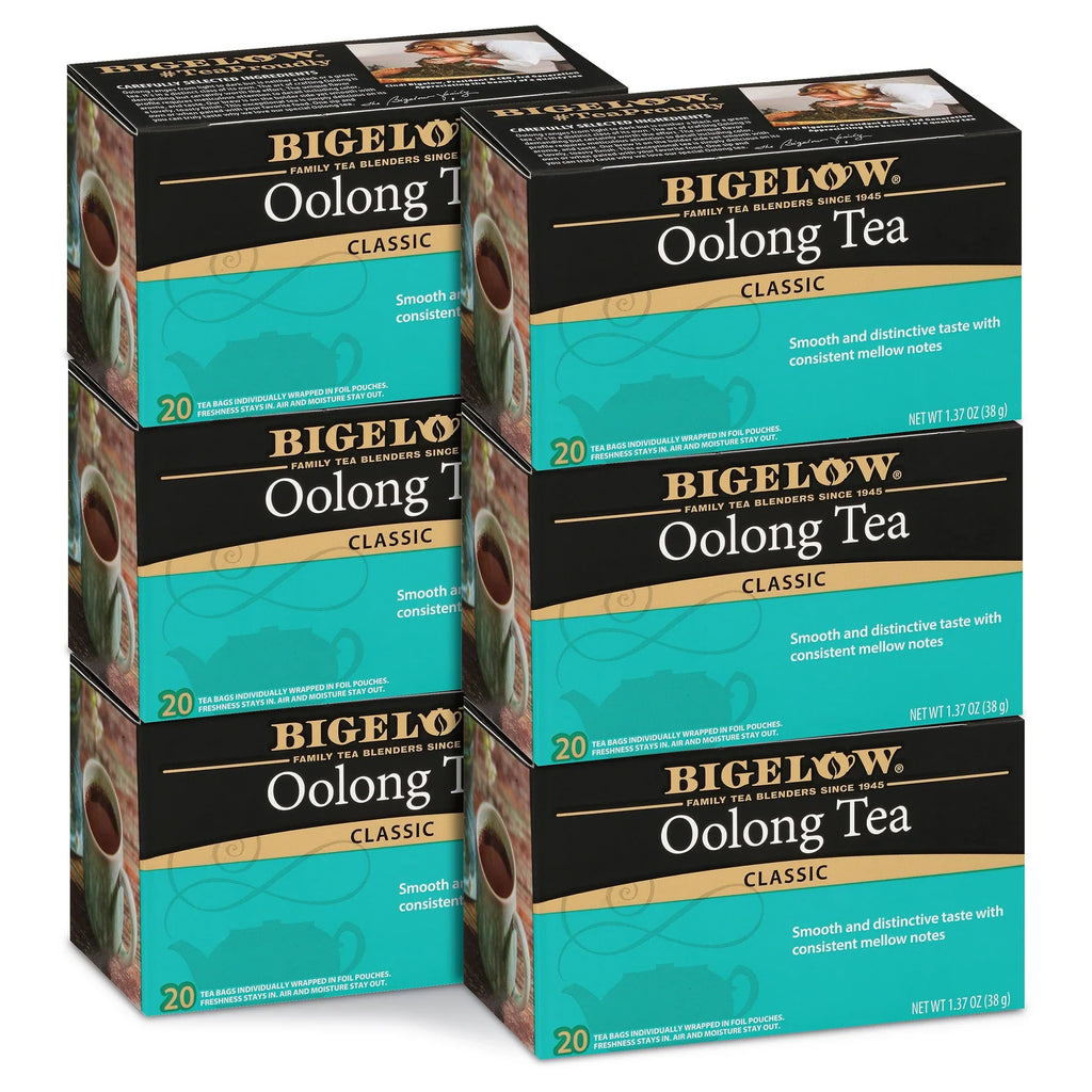 Bigelow Revitalizing Oolong Tea, 20 Tea Bags, Pack of 6
