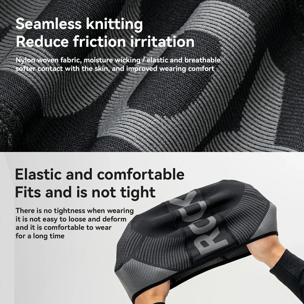 Knitted Cycling Cap for Under-Helmet Use Lightweight