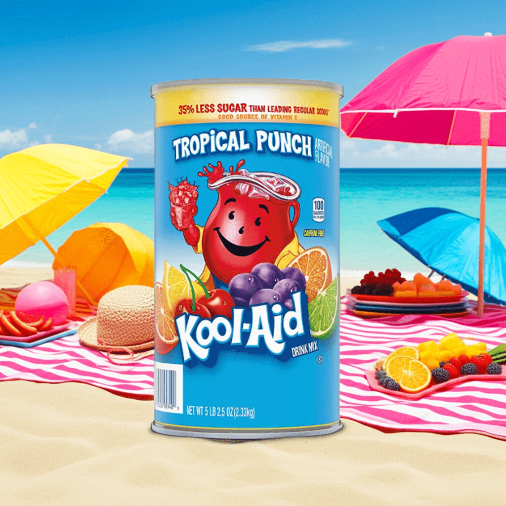 Kool - Aid Tropical Punch Drink Mix 82.5 oz – Sweetened Bulk Powder - PhishStones Products