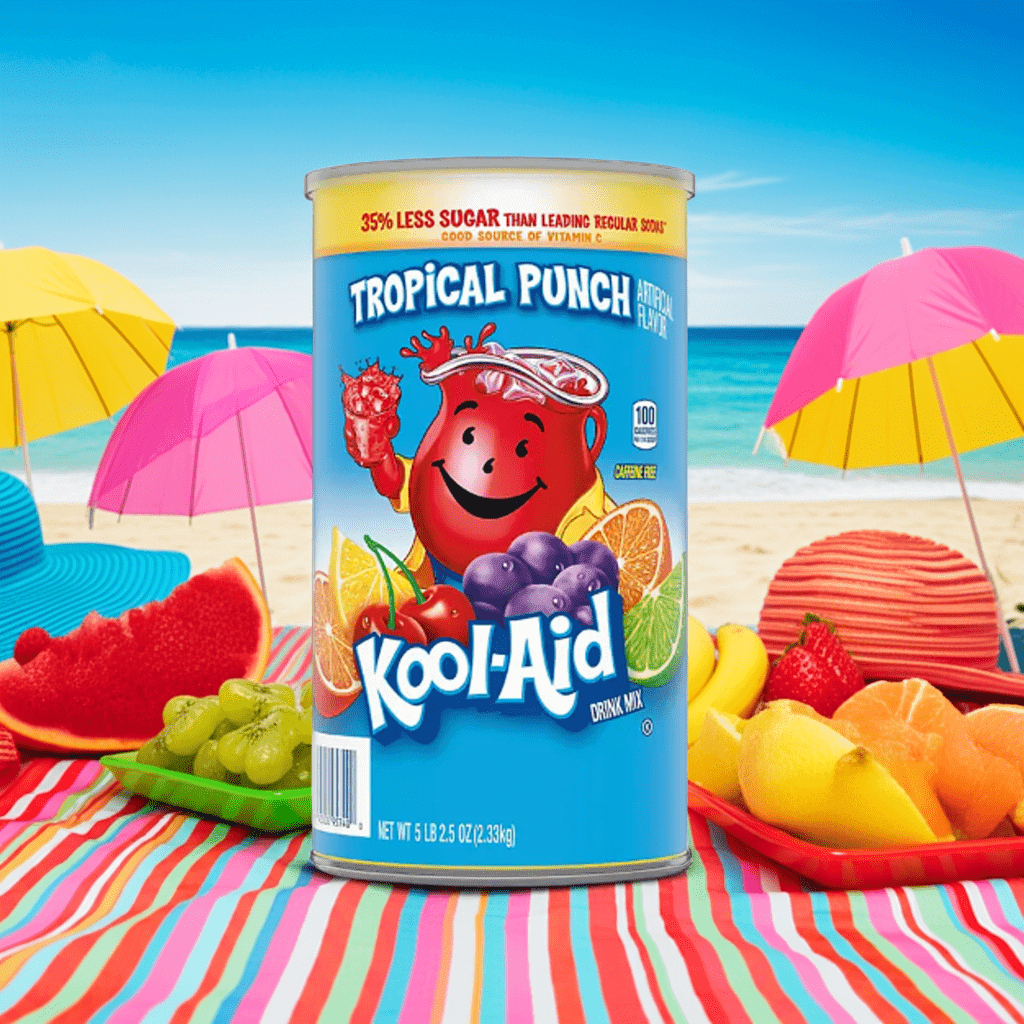 Kool - Aid Tropical Punch Drink Mix 82.5 oz – Sweetened Bulk Powder - PhishStones Products