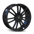 KRAZE SPECTRA 183 GLOSS BLACK 20X8.5 5 - 110/5 - 127 38MM 72.62MM KR183 - 2860GB38 - PhishStones Products