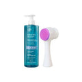 Ducray Keracnyl Acne Treatment Foaming Gel 400ml with Cleansing Brush for Oily Skin