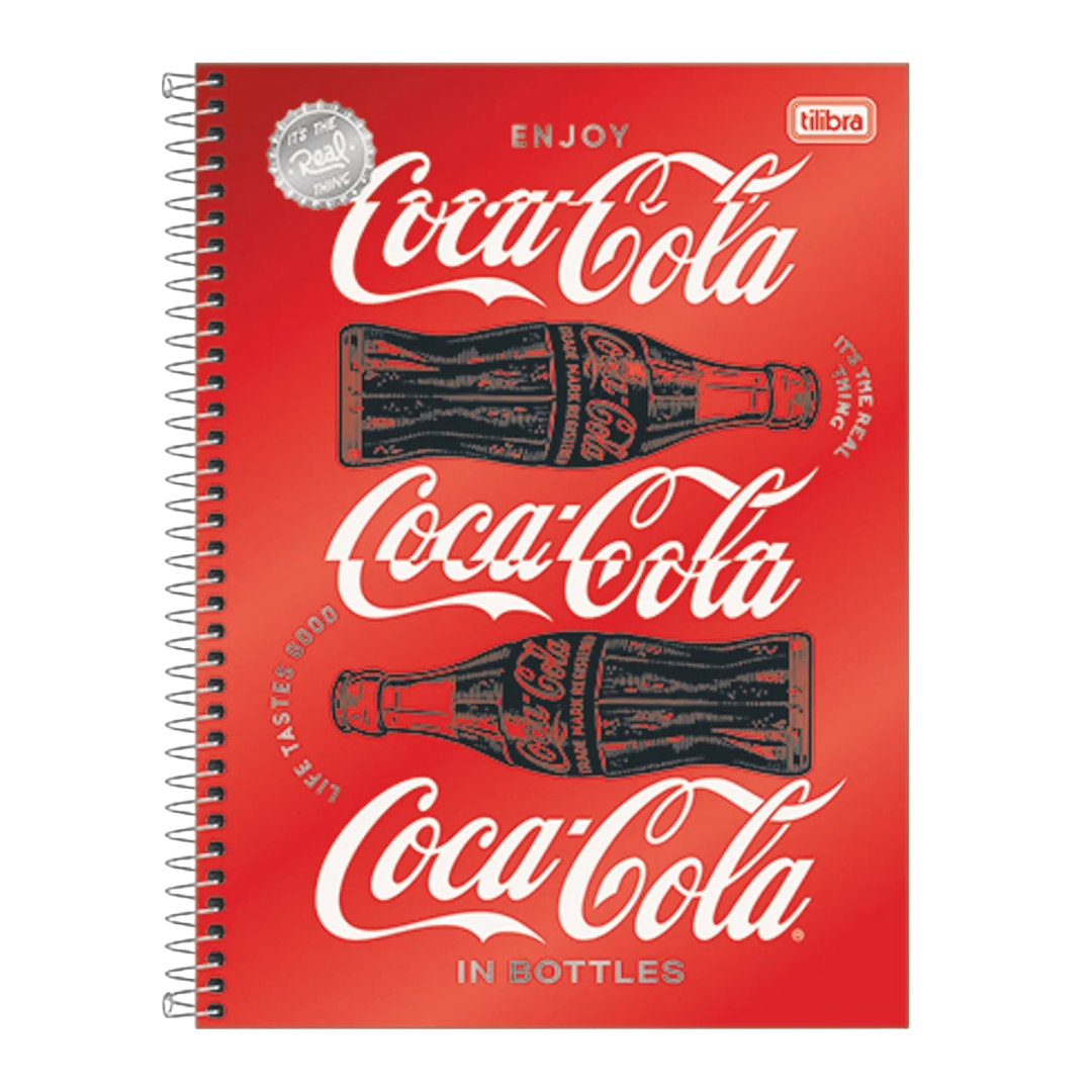 Coca?Cola Spiral Notebook (8.5?×11?, 160 hojas)