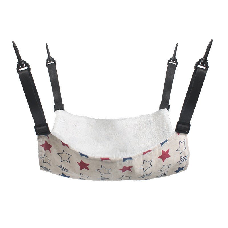 Lamb Fleece Cat Hanging Beds Pets Cage Hammock Bed For Kitten Hanging Seat Indoor Durable Winter Cat Bed Kitty Nest Puppy Cushion Pet Products - PhishStones Products