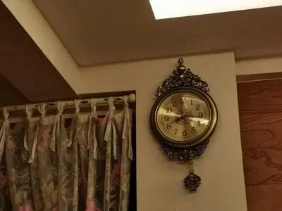 Large Luxury Gold Wall Clock Living Room Silent Creative Swing Wall watches Bedroom Quartz Clocks Wall Home Decor - PhishStones Products