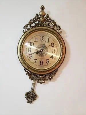 Large Luxury Gold Wall Clock Living Room Silent Creative Swing Wall watches Bedroom Quartz Clocks Wall Home Decor - PhishStones Products