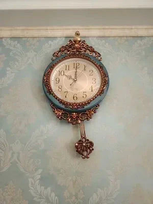 Large Luxury Gold Wall Clock Living Room Silent Creative Swing Wall watches Bedroom Quartz Clocks Wall Home Decor - PhishStones Products