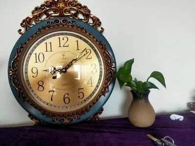 Large Luxury Gold Wall Clock Living Room Silent Creative Swing Wall watches Bedroom Quartz Clocks Wall Home Decor - PhishStones Products