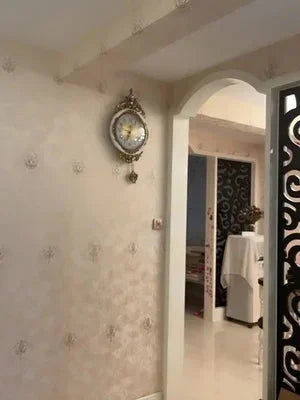 Large Luxury Gold Wall Clock Living Room Silent Creative Swing Wall watches Bedroom Quartz Clocks Wall Home Decor - PhishStones Products